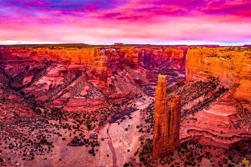 Spider Rock Overlook