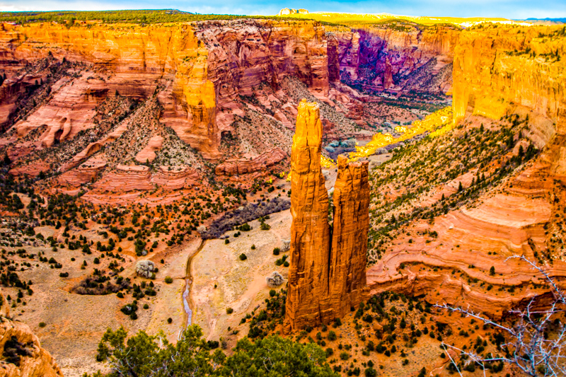 Spider Rock Overlook
