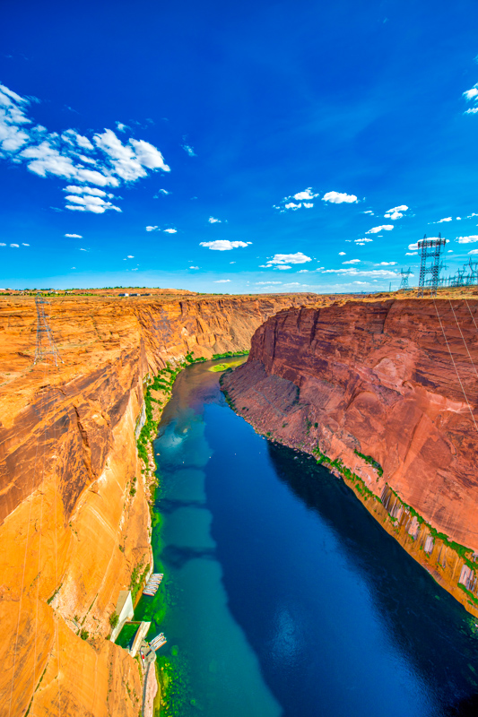 Vue de Glen Canyon Dam Bridge
