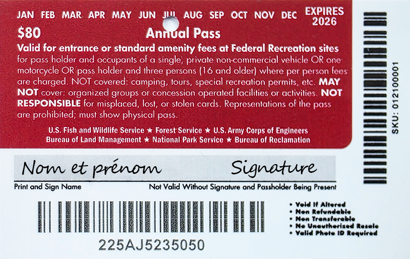 Verso Pass America the Beautiful