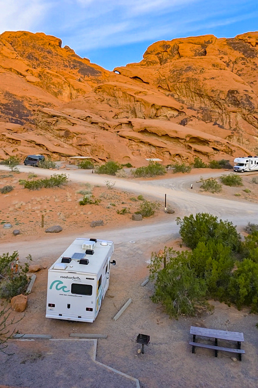 Emplacement de camping &agrave; Valley of Fire SP