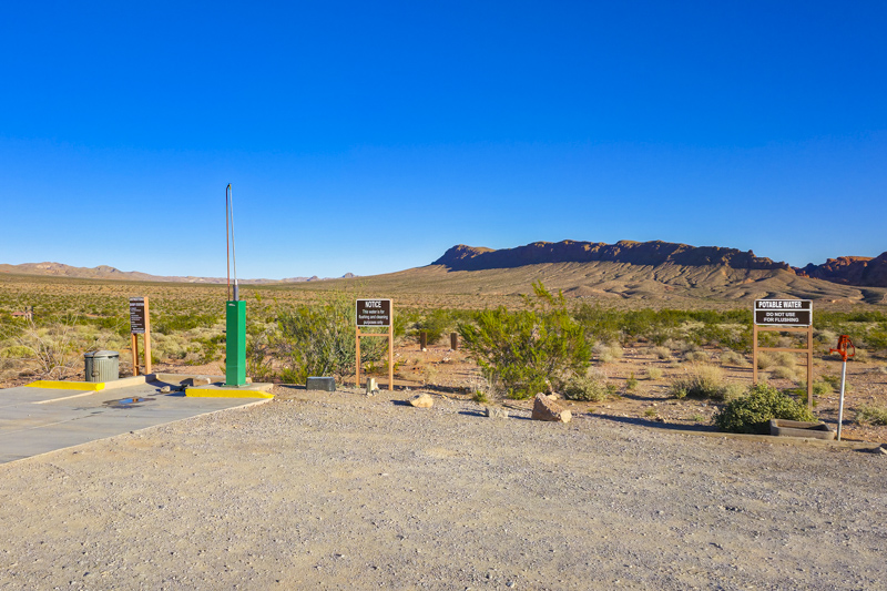 Dump station dans Valley of Fire SP