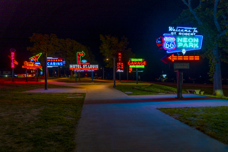 Route 66 : Neon Sign Park