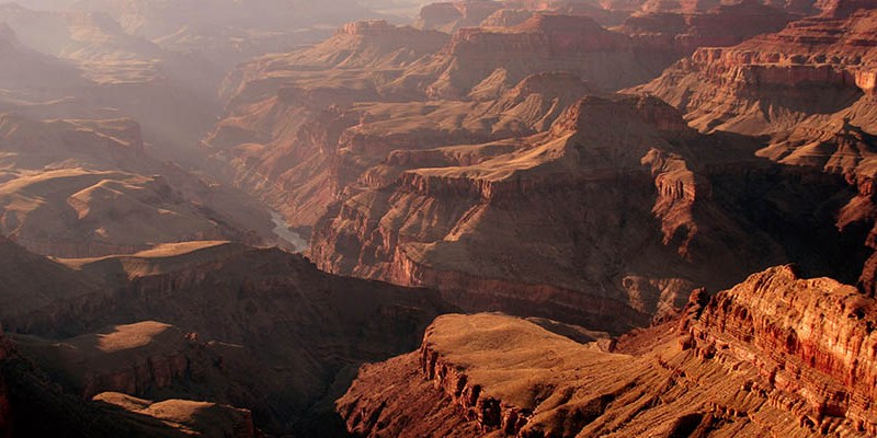 Survol du Grand Canyon en fin de journée
