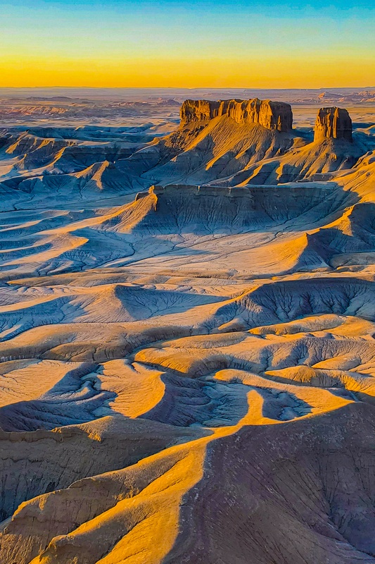 Moonscape Overlook au lever su Soleil