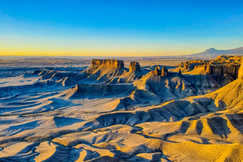 Moonscape Overlook au lever su Soleil