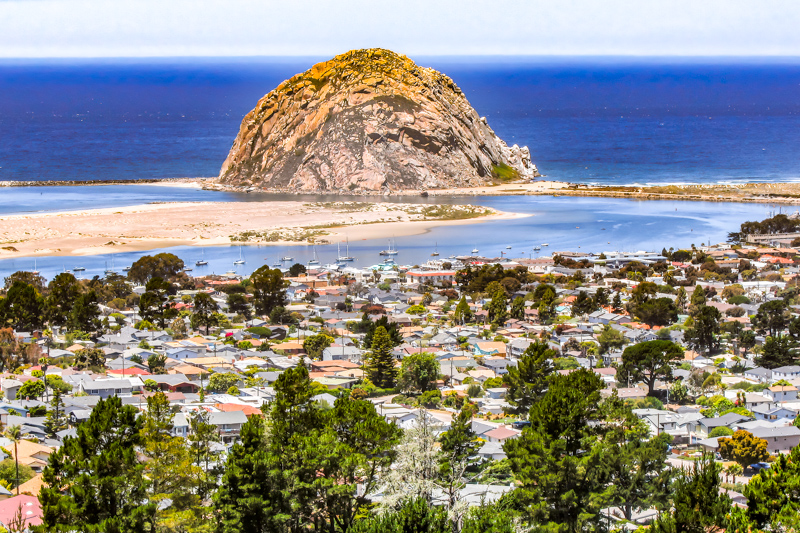 Morro Bay vu de Black Hill
