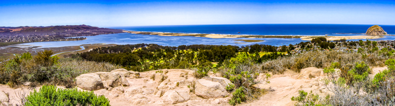 Morro Bay vu de Black Hill