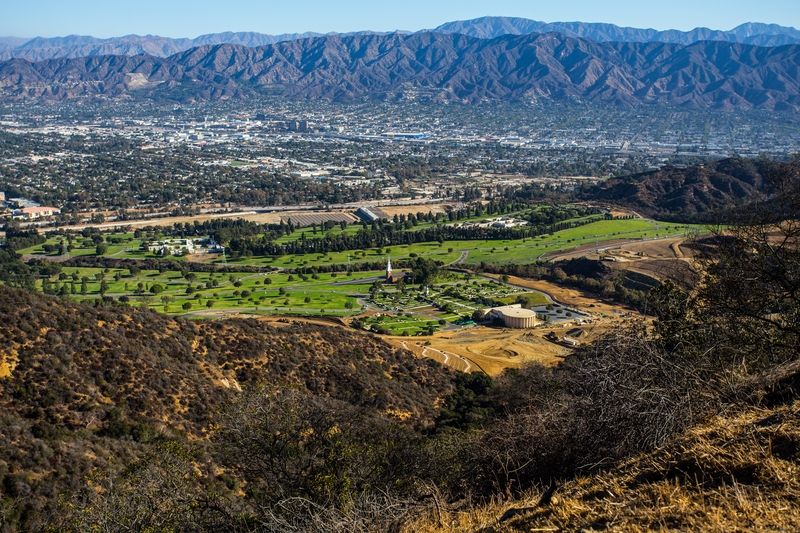 Griffith Park, vue sur San Fernando Valley