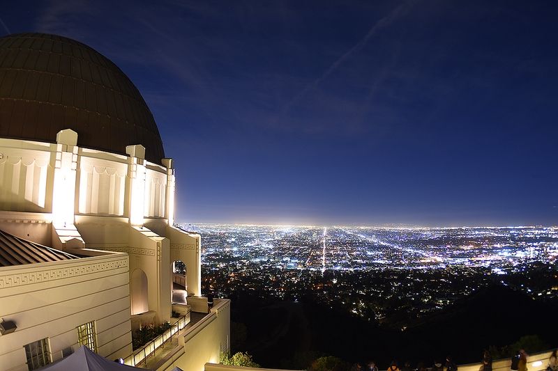 Griffith Observatory, vue sur Los Angeles