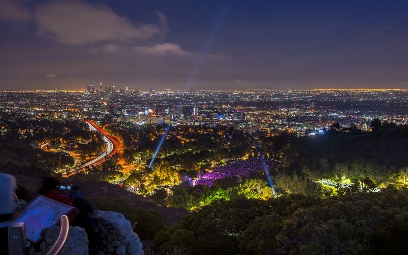 Vue de Mulholland Drive
