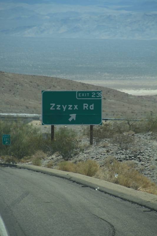 Zzyzx Road