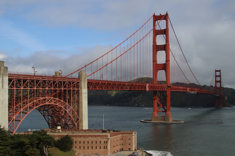 Golden Gate Bridge, vu de Battery East Vista