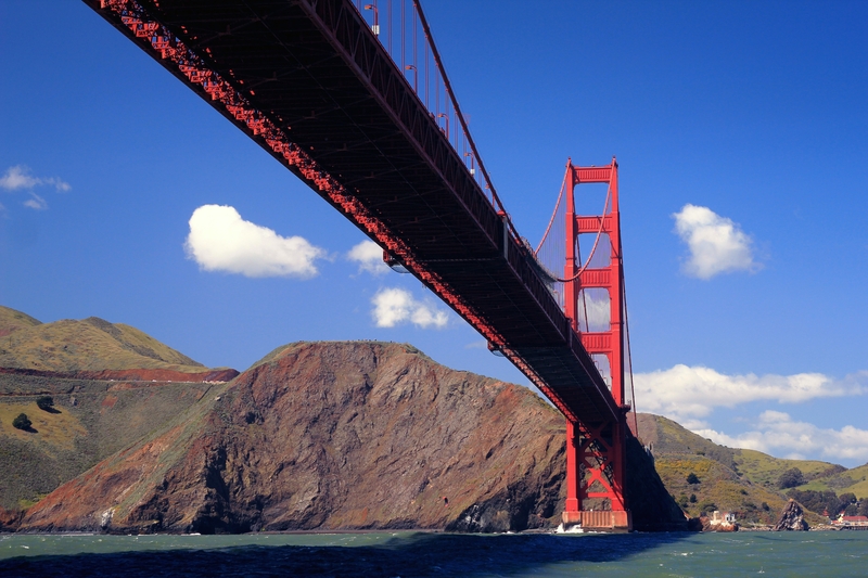 Golden Gate Bridge, vu de Fort Point
