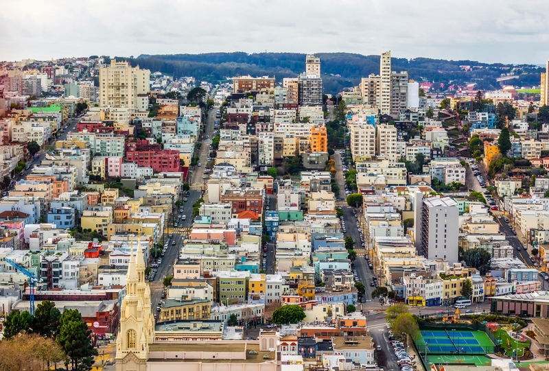 Vue de Coit Tower