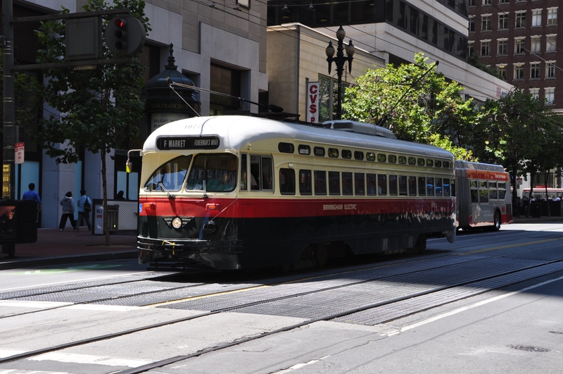 Ligne F sur Market Street