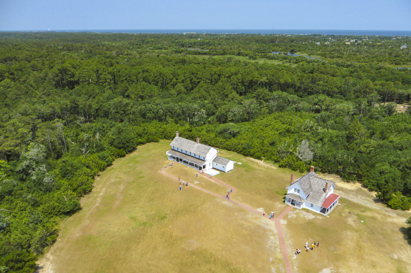 Vue du sommet de Cape Hatteras Lighthouse