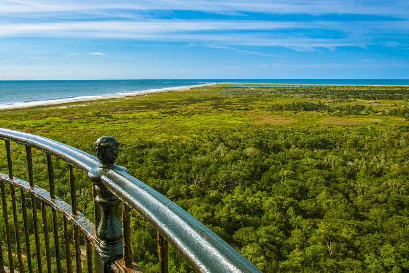 Vue du sommet de Cape Hatteras Lighthouse