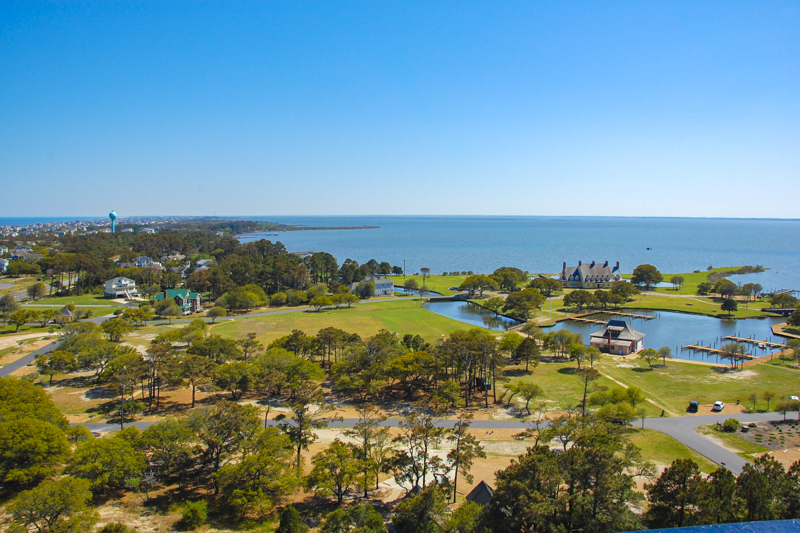 Vue de Currituck Beach Lighthouse