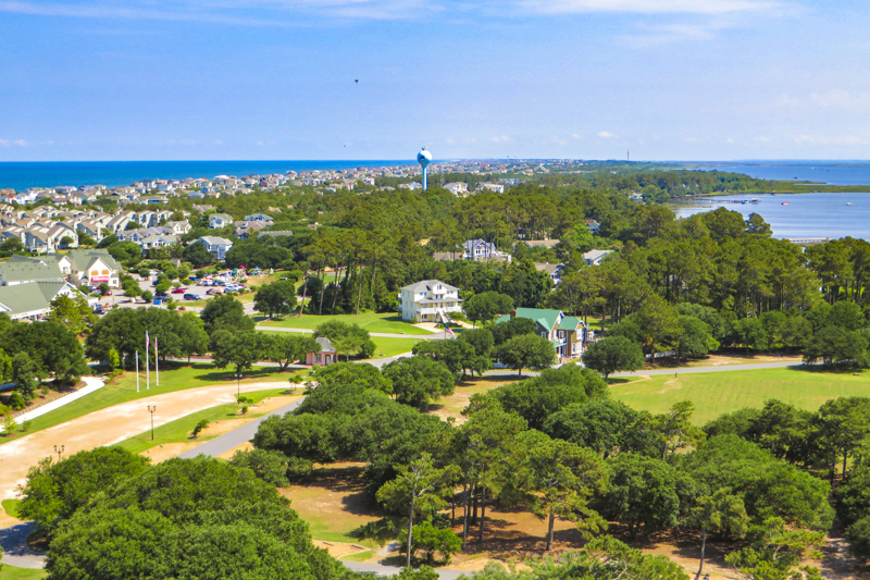 Vue de Currituck Beach Lighthouse