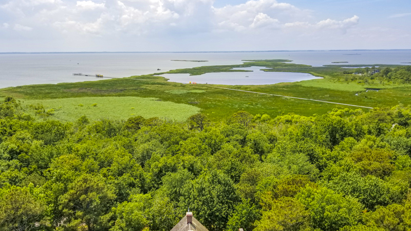 Vue de Currituck Beach Lighthouse