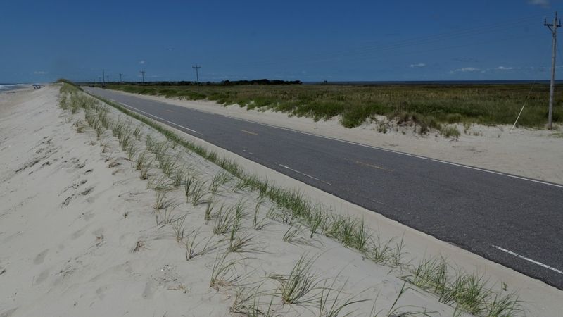 Route NC12 sur Ocracoke Island