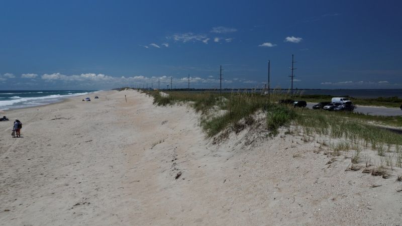 Route NC12 sur Hatteras Island