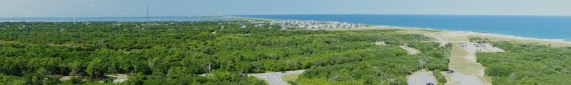 Vue de Cape Hatteras Lighthouse vers le Nord