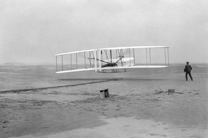 Premier vol du Wright Flyer, 17 décembre 1903