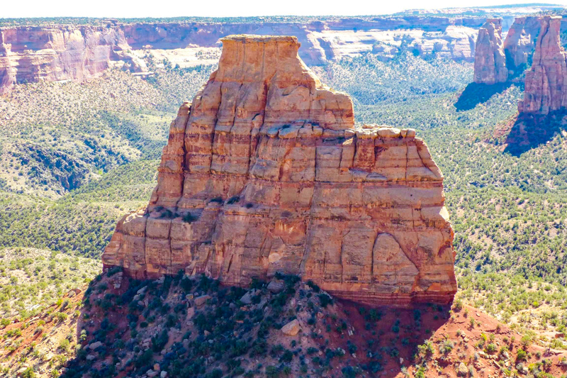 Independence Monument, vu de Otto's Trail