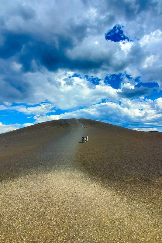 Montée sur Inferno Cone