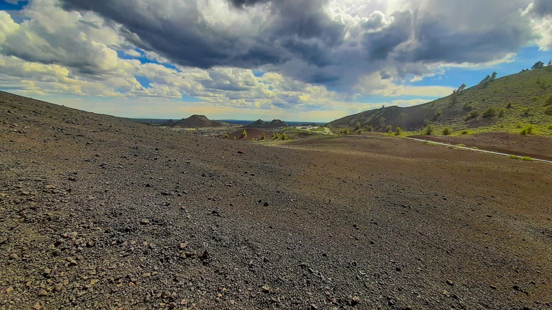 Montée sur Inferno Cone