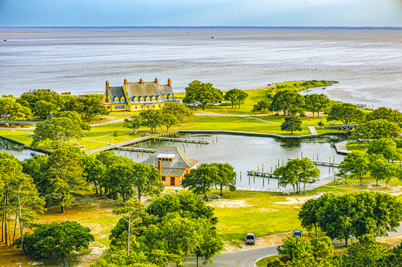Vue de Currituck Beach Lighthouse