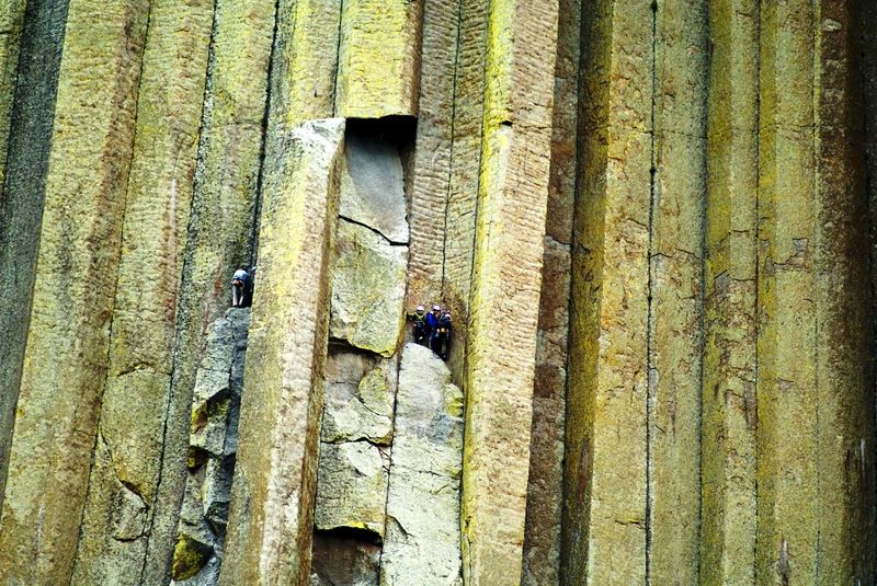 Grimpeurs sur Devils Tower National Monument