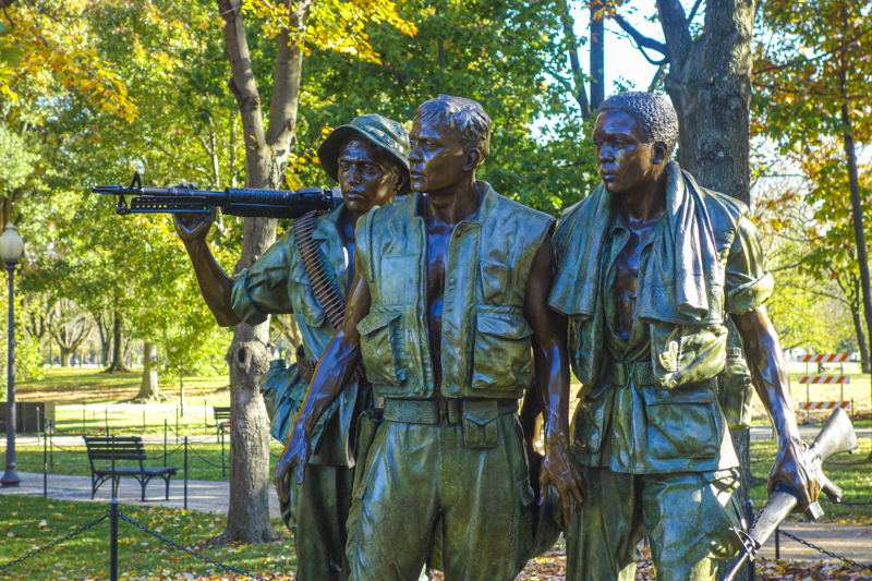 Three Servicemen Statue