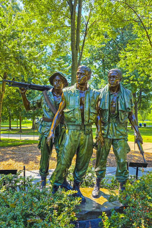 Three Servicemen Statue