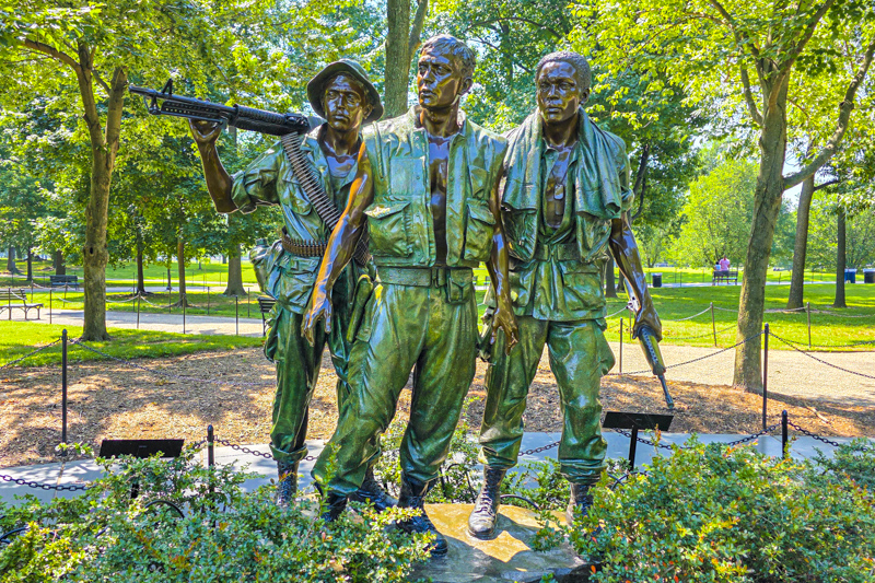 Three Servicemen Statue