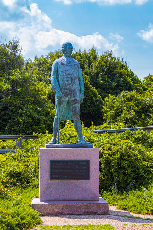 Admiral François Joseph Paul Comte de Grasse statue