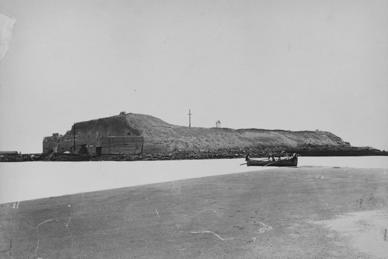 Fort Sumter en avril 1865