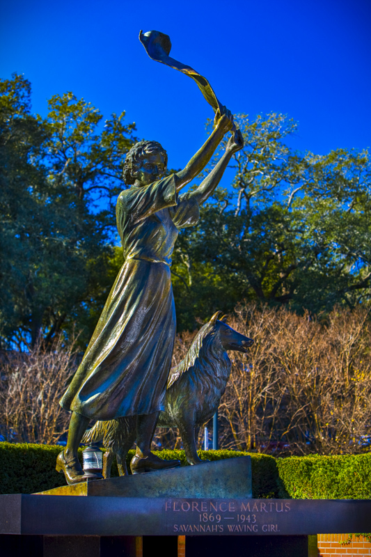 Waving Girl Statue