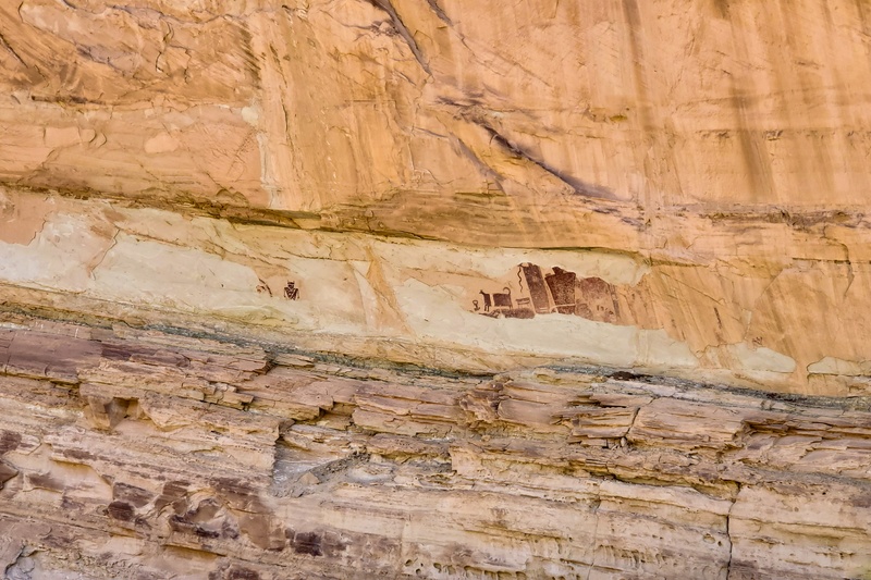 Temple Mountain Wash Pictograph Panel