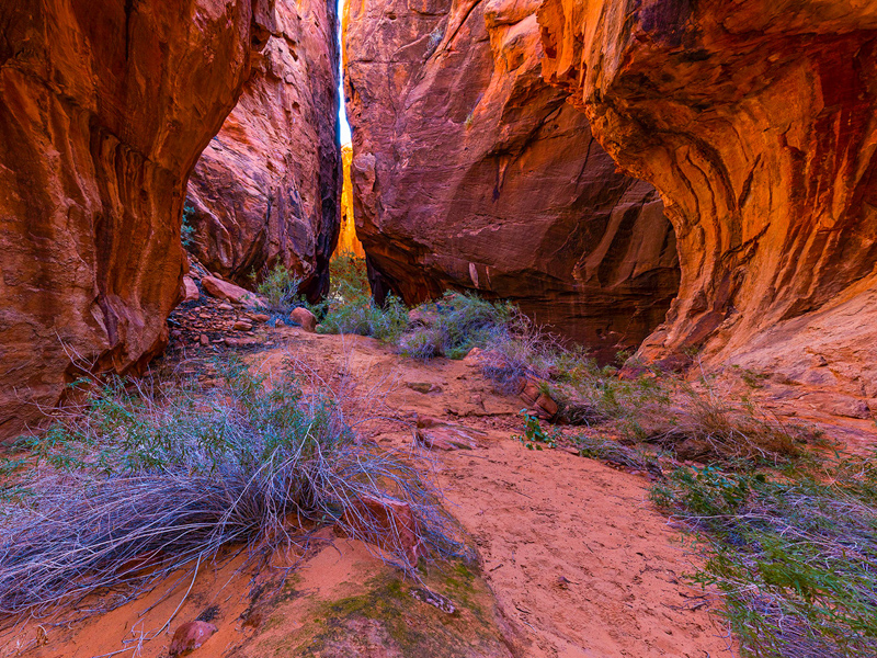 Seven Keyholes Slot Canyon
