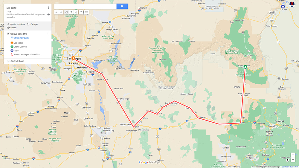 Ajouter un tracé sur Google My Maps