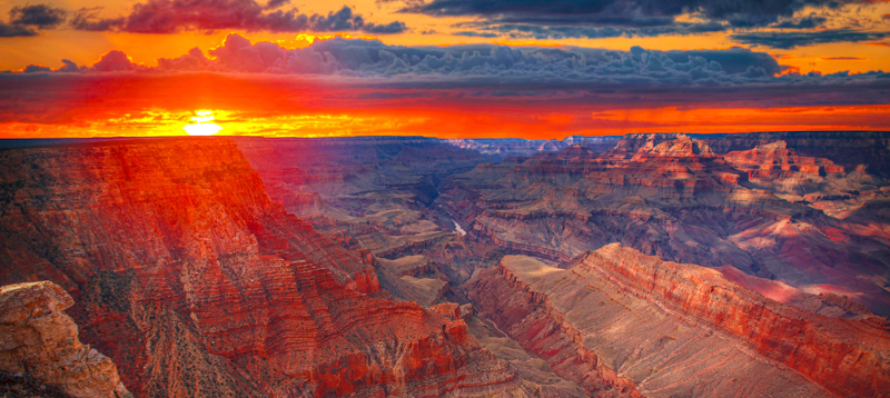 Coucher de Soleil à Lipan Point