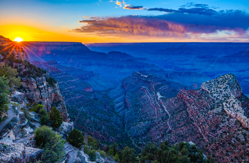 Coucher de Soleil à Grandview Point