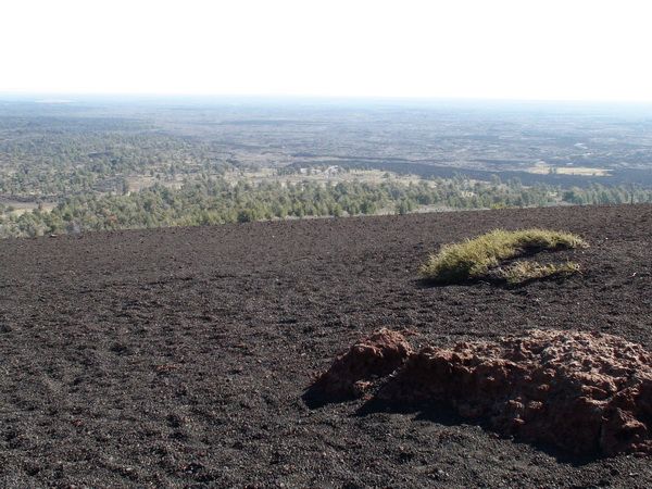 Paysage, au sommet de Inferno Cone
