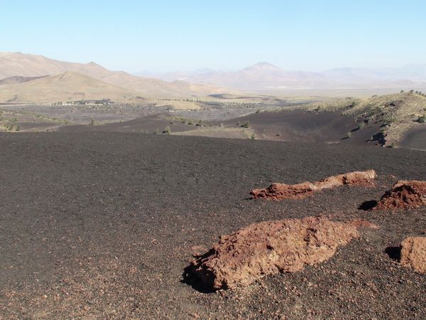 Paysage, au sommet de Inferno Cone
