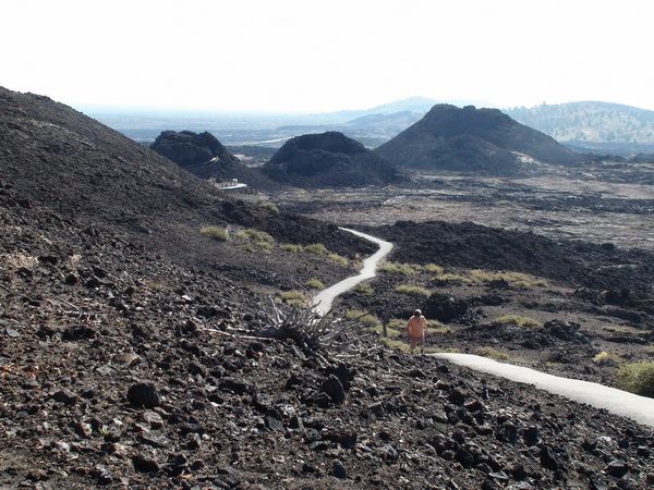 Spatter Cones, depuis le sentier vers Big Crater