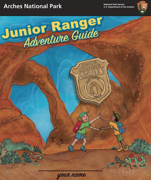 Booklet Junior Ranger Program à Arches NP