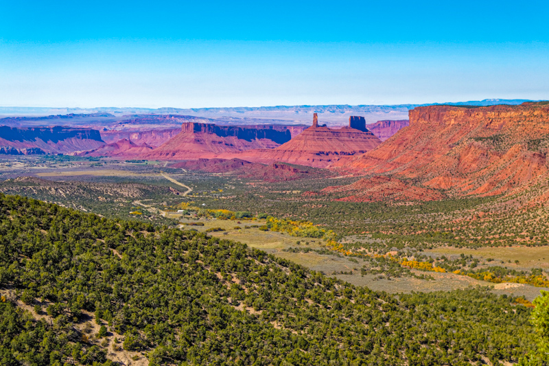 Vue sur Castle Valley